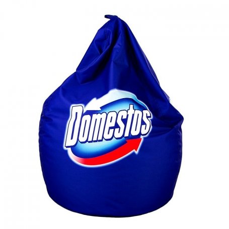 Painetun Puffa Sako säkkituolin Hintaan sisältyy; säkkituolin suunnittelu, painatus, täyttö ja kuljetus valmiille tuotteelle. Va