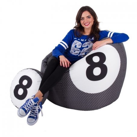 8-pallo säkkituoli + rahi PUFFA XXXL-+L koko