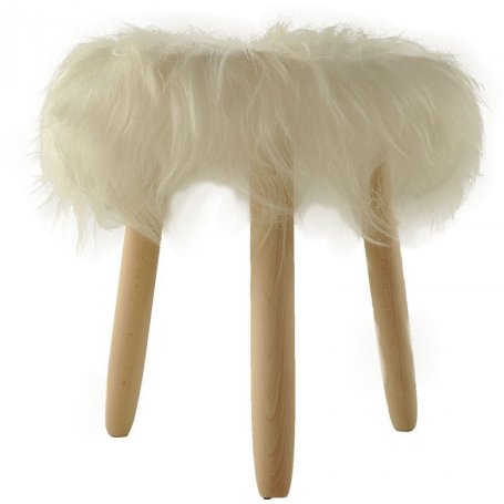 Icelandic ECO jakkara, valkoinen, pyöreä 36 cm