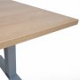 Säätöpöytä ERGO 140x70 hikkoripuu/harmaa