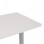 Säätöpöytä ERGO 140x70 valkoinen/harmaa
