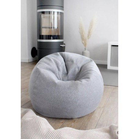 Säkkituoli BAG100 Fleece grey lapsille